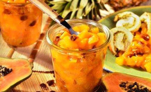 Ananas Chutney-Yoğurt Sosu