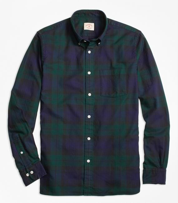 Black Watch Tartan Basketweave Sport Shirt1