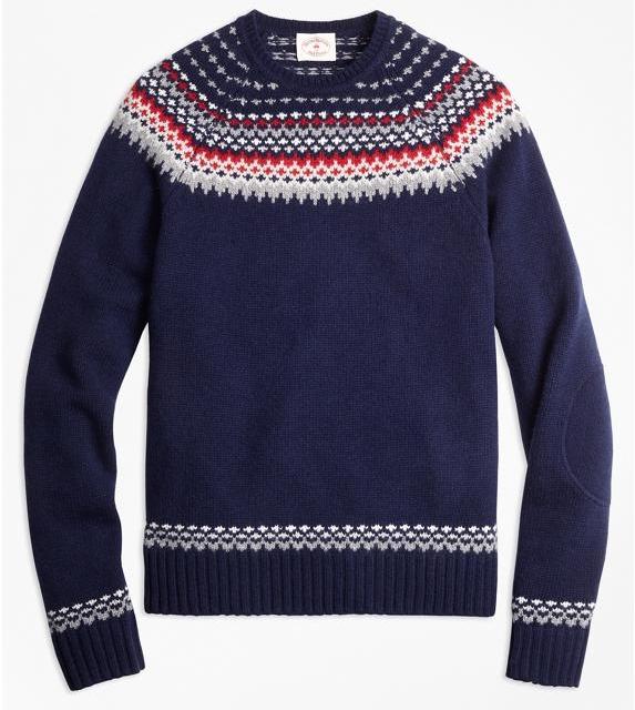Nordic Fair Isle Crewneck Sweater