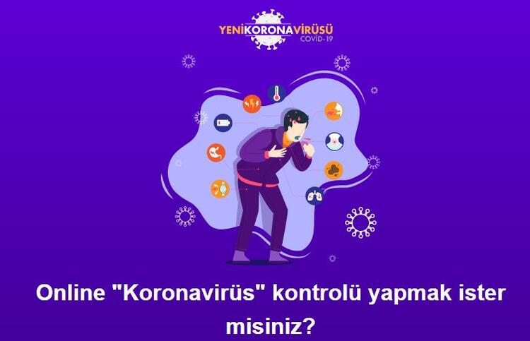 Sağlık Bakanlığı Online koronavirüs testi koronaonlem.saglik.gov.tr sayfası