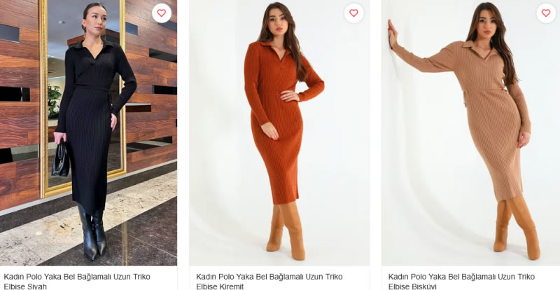 Kadin Elbise Modelleri