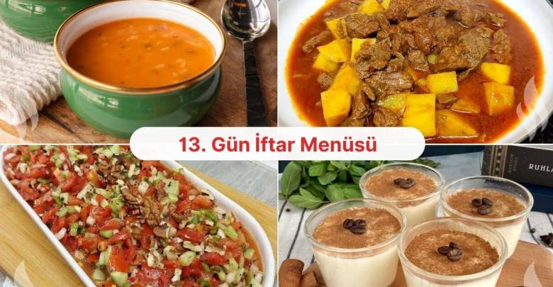 13. Gün İftar Menüsü: İftarda Sofra Hazırlığı