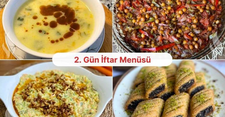 2. Gün İftar Menüsü: İftarda Sofra Hazırlığı